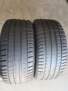 2x new 255 35 19 Michelin pilot sport 4s normal tyres with 99% available for sale
