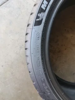2x new 255 35 19 Michelin pilot sport 4s normal tyres with 99% available for sale
