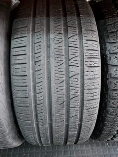 2x 295 45 20 pirelli run flat tyres with good treads available for sale