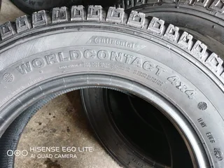 A good set of 205 70 15 Continental tyres available for sale