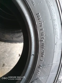A good set of 205 70 15 Continental tyres available for sale