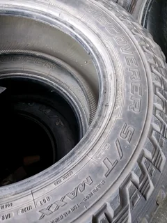 2x 265 65 17 Cooper ST maxx with good treads available for sale