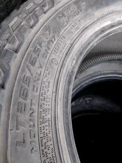 2x 265 65 17 Cooper ST maxx with good treads available for sale