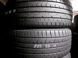 2x 225 55 19 Toyo proxes tyres with 90% treads available for sale