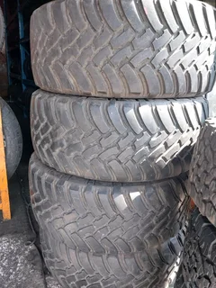 A good set of 35x12.50 R20 mud terrain available for sale
