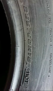 A clean set of 265 60 18 Bf Goodrich Trail Terrain tyres with 90% Treads available for sale