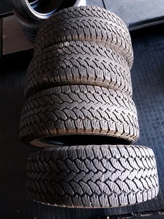 A clean set of 255 55 19 general grabber tyres with 90% treads available for sale