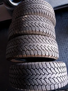A clean set of 255 55 19 general grabber tyres with 90% treads available for sale