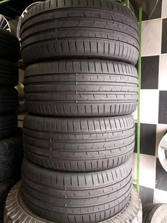 A clean set of 235 35 19 tyres with 99% treads available for sale