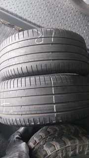 Two 275 30 20 pirelli run flat tyres with good treads available for sale