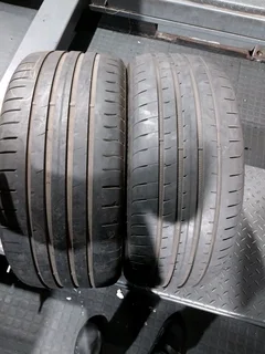 1x 255 35 19 and 1x 225 40 19 Goodyear run flat tyres with 90% treads available for sale