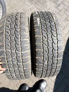2x 265 70 16 Michelin LT force tyres with 90% treads available for sale