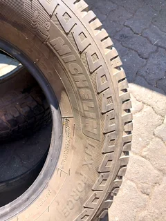 2x 265 70 16 Michelin LT force tyres with 90% treads available for sale