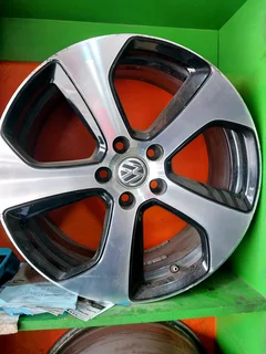 A clean set of 18inch Golf rims available for sale