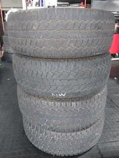 A clean set of 265 75 15 Continental tyres with very good treads available for sale