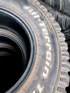A good set of 275 70 16 bf Goodrich ko tyres with good treads available for sale