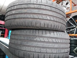 2x 245 45 19 pirelli normal tyres with good treads available for sale