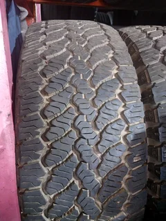 2x 265 60 18 general grabber tyres available for sale
