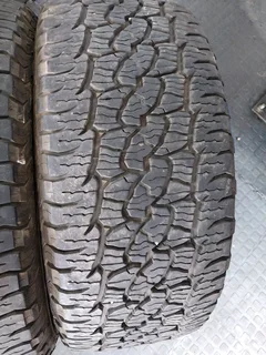 2x 255 55 20 Bf Goodrich trial terrain with 90% treads available for sale