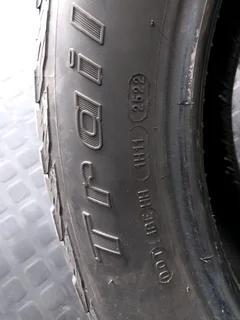 2x 255 55 20 Bf Goodrich trial terrain with 90% treads available for sale