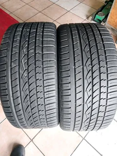 2x 305 30 23 Continental tyres with very good treads available for sale
