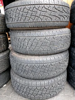 A clean set of 265 65 17 Pirelli scorpion ATR tyres with 85% treads available for sale