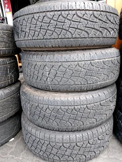 A clean set of 265 65 17 Pirelli scorpion ATR tyres with 85% treads available for sale