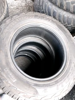 A clean set of 265 65 17 Pirelli scorpion ATR tyres with 85% treads available for sale