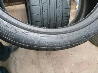 2x 255/35/19 Continental sport contact 5 normal Tyres