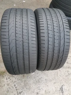 2x 285/40/21 Pirelli pzero normal Tyres like new