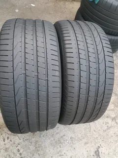 2x 285/40/21 Pirelli pzero normal Tyres like new
