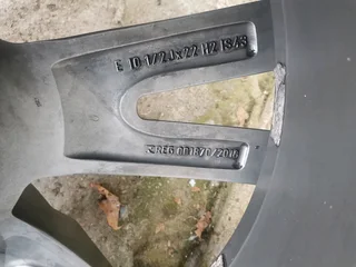 Set 22&#34; OEM mags and tyres BMW X5 X6