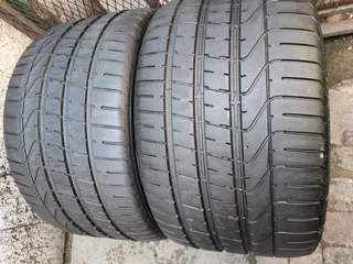 2x 295/30/19 Pirelli Pzero normal Tyres