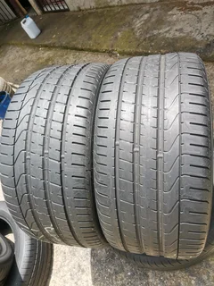 2x 295/35/21 Pirelli pzero normal Tyres