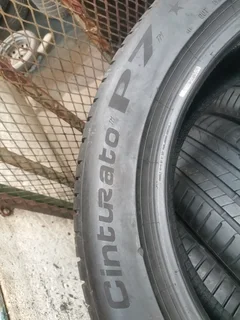 Set 245/50/19 Pirelli Cinturato P7 normal Tyres like new