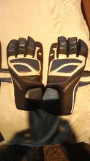 Biker leather jacket with gloves for sale