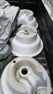 Used basin, taps, flexi connecters and pop up waste R1350 for everything price negotiable