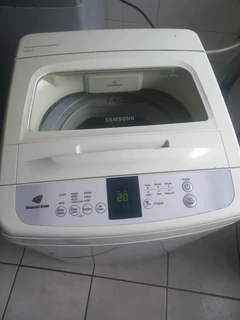 9kgs white samsung diamond drum top loader washing machine