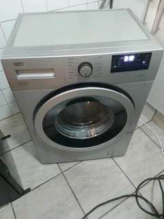 Silver Defy Front Loader Washing Machine