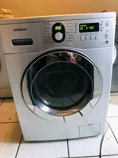 8/5kgs Silver Samsung Direct Drive Front Loader Washer And Dryer Combo Machine