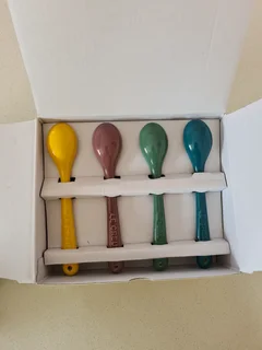 Le Creuset Botanique Mugs x 4 and Spoons x 4