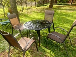 Outdoor table and chairs