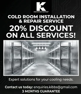 Expert Cold Room Repairs &amp; Installations – 20% OFF | 3-Month Guarantee