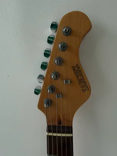Sanchez Electric guitar and Washburn amplifier