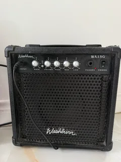Sanchez Electric guitar and Washburn amplifier