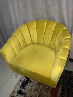 Yellow Velvet Couch