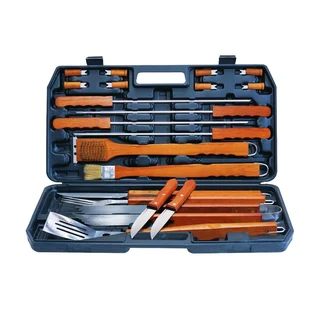 *new* Alva 21pc Premium Bbq Set In Carry Case