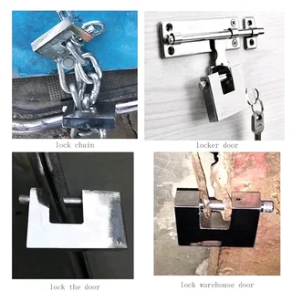 *NEW* C-Shaped Heavy Duty Security Padlock with 3 keys