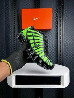 Green Nike shox