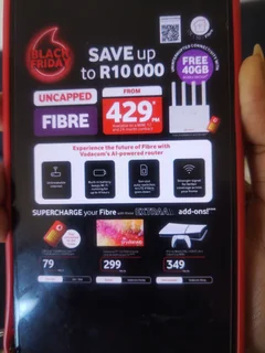 Vodacom fibre